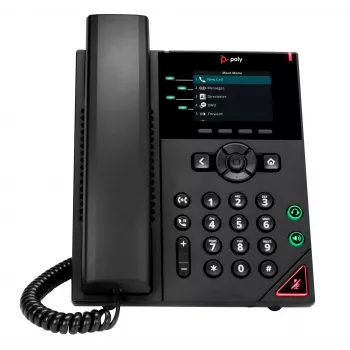 HP Poly VVX 250 4-linjan IP-puhelin ja PoE-tuki, musta, LCD, 320 x 240 pikseliä, HTTPS, ENERGY STAR, RoHS, Federal Communications Commission (FCC), CE