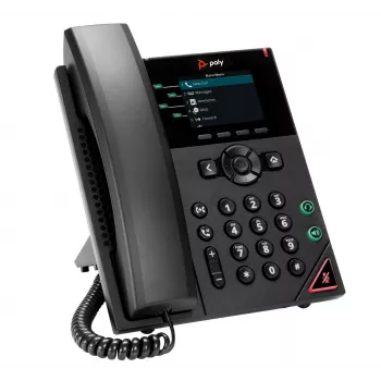 HP Poly VVX 250 4-linjan IP-puhelin ja PoE-tuki, musta, LCD, 320 x 240 pikseliä, HTTPS, ENERGY STAR, RoHS, Federal Communications Commission (FCC), CE