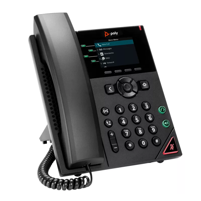 HP Poly VVX 250 4-linjan IP-puhelin ja PoE-tuki, musta, LCD, 320 x 240 pikseliä, HTTPS, ENERGY STAR, RoHS, Federal Communications Commission (FCC), CE