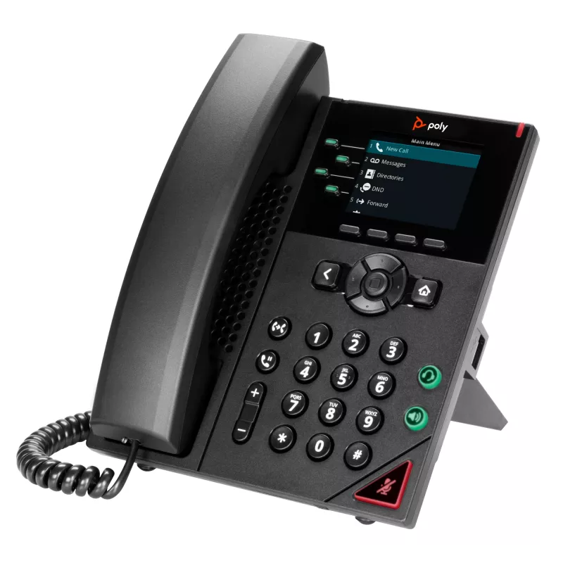 HP Poly VVX 250 4-linjan IP-puhelin ja PoE-tuki, musta, LCD, 320 x 240 pikseliä, HTTPS, ENERGY STAR, RoHS, Federal Communications Commission (FCC), CE