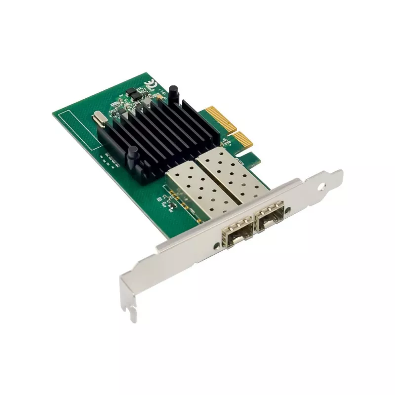 PCIe x4 verkkosovitin MicroConnect MC-PCIEX4-I350-F2 Intel I350 -piirisarjalla, kaksiporttinen