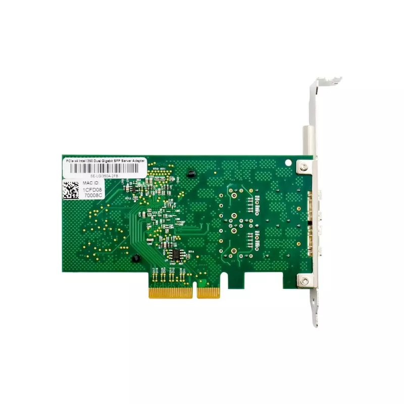 PCIe x4 verkkosovitin MicroConnect MC-PCIEX4-I350-F2 Intel I350 -piirisarjalla, kaksiporttinen
