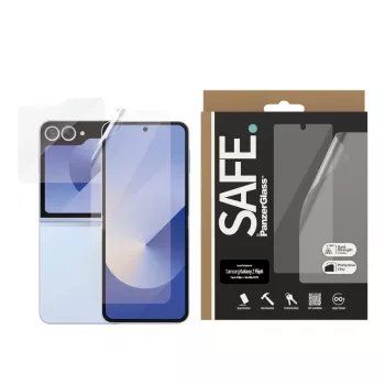 PanzerGlass SAFE. by ® näytönsuojaus Samsung Galaxy Z Flip6 | lasi & kalvo