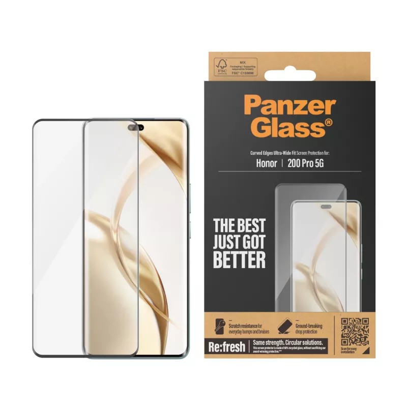 PanzerGlass ® näytönsuoja Honor 200 Pro 5G | Ultra-Wide Fit