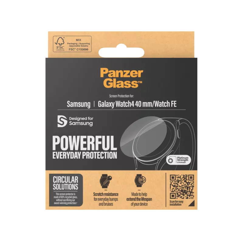 PanzerGlass® näytönsuojakalvo Samsung Galaxy Watch4 40 mm | Watch FE