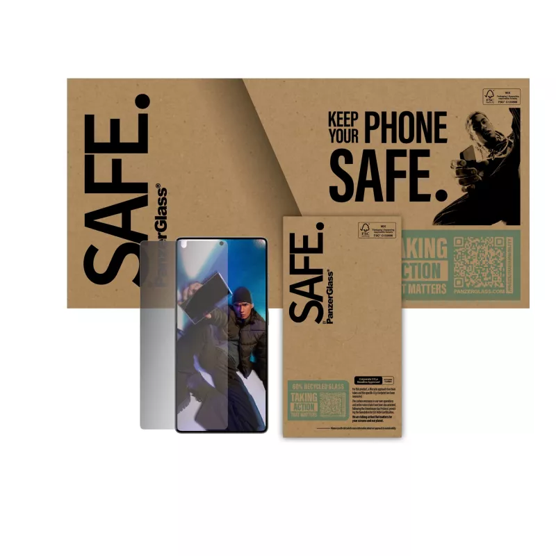 PanzerGlass SAFE. by ® Privacy-näytönsuoja Samsung Galaxy S25 Ultra | Ultra-Wide Fit