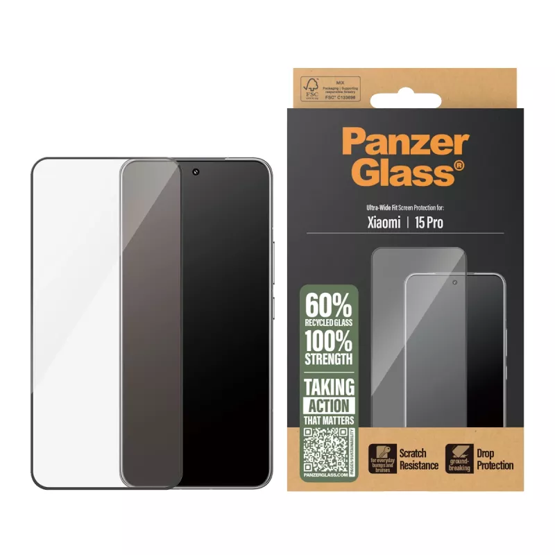 PanzerGlass ® näytönsuojakalvo Xiaomi 15 Pro | Ultra-Wide Fit