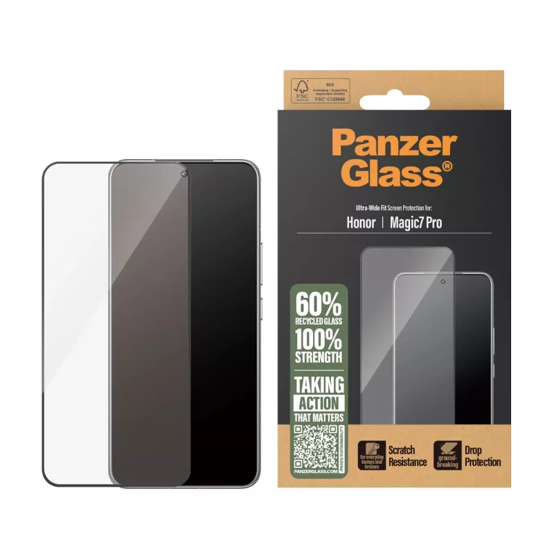 PanzerGlass ® näytönsuojakalvo Honor Magic7 Pro | Ultra-Wide Fit