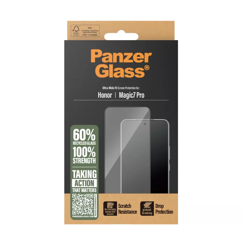 PanzerGlass ® näytönsuojakalvo Honor Magic7 Pro | Ultra-Wide Fit