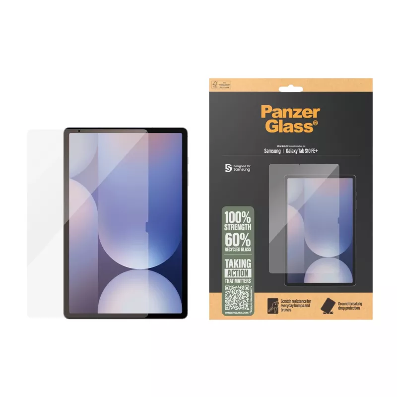 PanzerGlass® näytönsuoja Samsung Galaxy Tab S10 FE+ | Ultra-Wide Fit