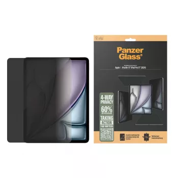 PanzerGlass ® 4-suuntainen tietosuojanäytönsuoja iPad Air 13 tuuman (2024-2025) | iPad 13 tuuman Pro (2024-2025) | Ultra-Wide Fit