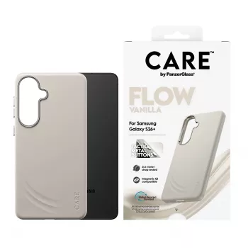 PanzerGlass CARE™ by ® Flow Case Vanilla Qi Samsung Galaxy S26+