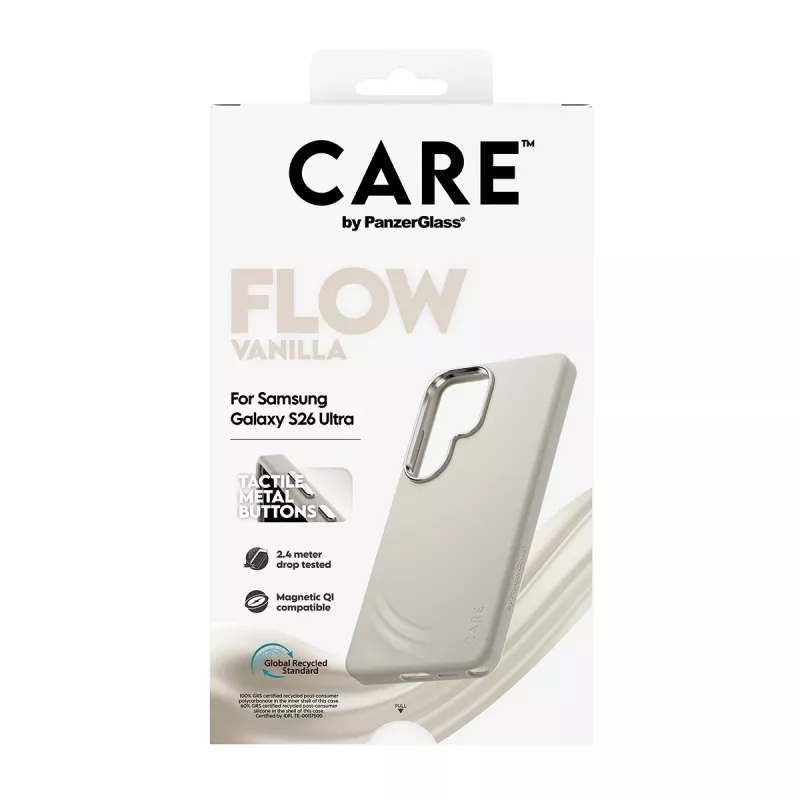PanzerGlass CARE™ by ® Flow Case Vanilla Qi Samsung Galaxy S26 Ultra
