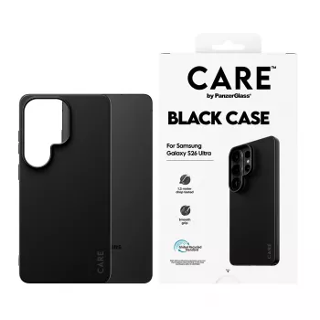 TPU-kotelo PanzerGlass CARE™ Samsung Galaxy S26 Ultra — musta