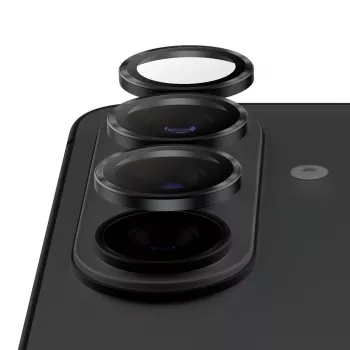 Kameraobjektiivin suojus PanzerGlass Hoops Ceramic II Samsung Galaxy S26 / S26+, karkaistu lasi, silikoni, läpinäkyvä