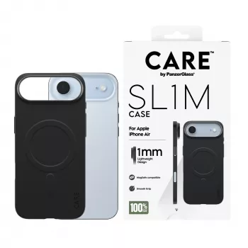 Suojakotelo PanzerGlass CARE SL1M MagSafe-yhteensopiva Apple iPhone Air, musta