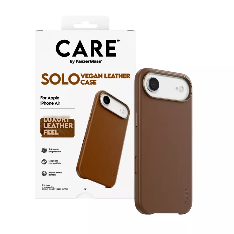 PanzerGlass CARE Solo Case Apple iPhone Air, ruskea, kotelo