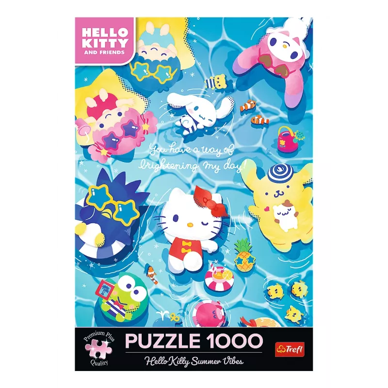 Palapeli TREFL Hello Kitty Summer Relaxation — 1000 palaa (malli 12067)