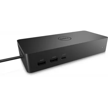 DELL Universal Dock – UD22, telakka, USB 3.2 Gen 2 (3.1 Gen 2) Type-C, 96 W, 10,100,1000 Mbit/s, musta, 5120 x 2880 pikseliä
