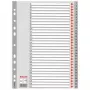 Esselte hakemisto 1-31 PP A4 harmaa, numeerinen rekisteri, polypropeeni (PP), A4, 225 mm, 297 mm, 1 kpl