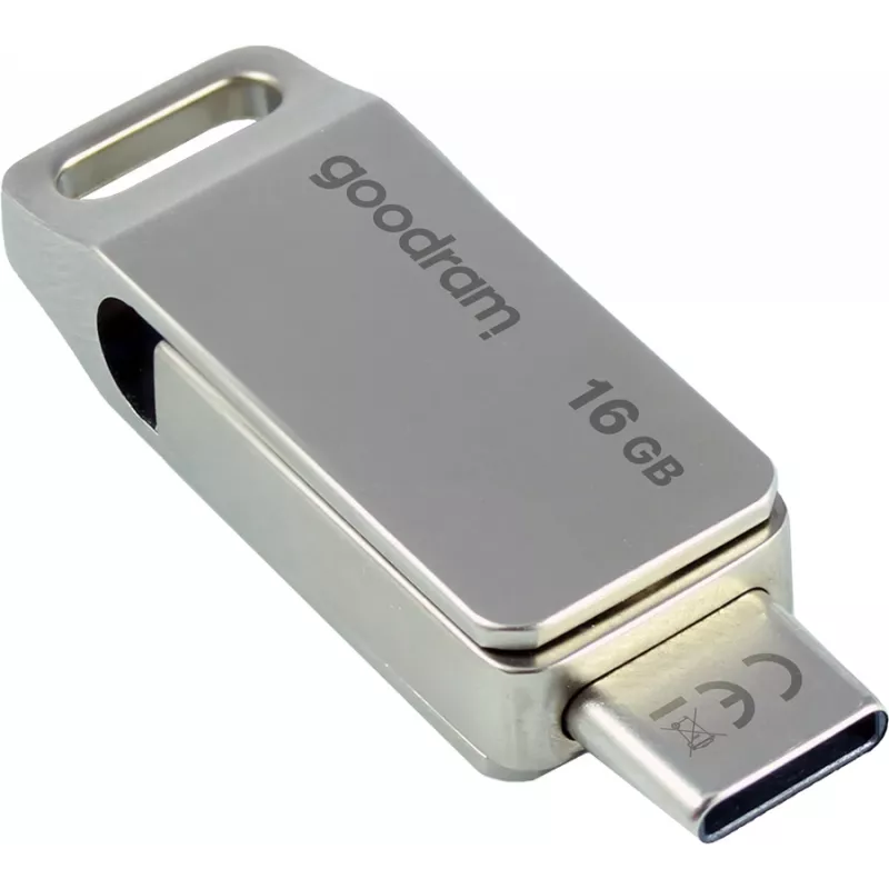 Goodram ODA3 USB-muistitikku 16 GB USB Type-A / USB Type-C 3.2 Gen 1 (3.1 Gen 1) hopea
