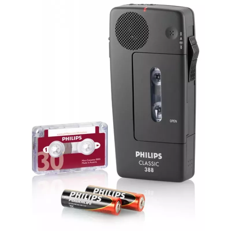 Philips Pocket Memo Classic 388 musta