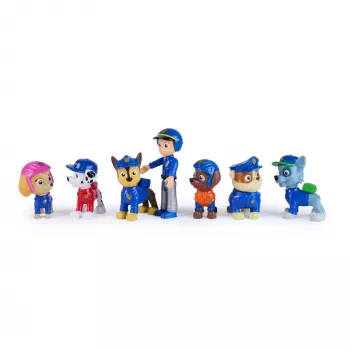 PAW Patrol Search & Rescue Team Pack, jossa 7 keräilyhahmoa, sisältää Ryder & 6 pentua, lelu pojille & tytöille 3-vuotiaasta alkaen
