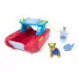 PAW Patrol Sea Patroller -ajoneuvo, jossa Chase- ja hai-hahmo, 2 partiointitilaa, lastenlelu pojille ja tytöille 3-vuotiaasta alkaen