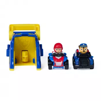 PAW Patrol Chase Pup Squad laukaisimet ja Ryder-ajoneuvo 2 kpl pakkaus, lastenlelu pojille ja tytöille 3-vuotiaasta alkaen
