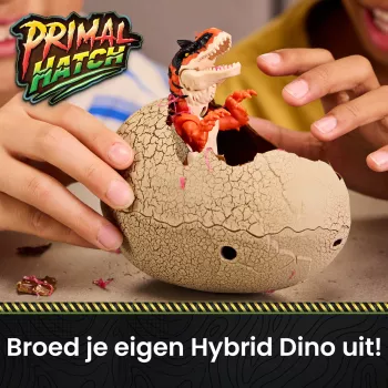Primal Hatch Hybrid Hatchers lelu-dinosaurus & muna, salaperäinen mini-dino-olento, lastenlelu pojille & tytöille 5-vuotiaasta alkaen, mallit voivat vaihdella