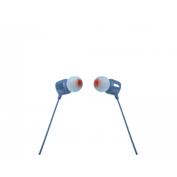 JBL Tune 110 BLUE, johdollinen, 20 - 20000 Hz, musiikki, kuulokemikrofoni, sininen