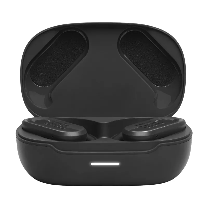 JBL Endurance Peak 3 musta kuulokemikrofoni True Wireless Stereo (TWS) korvakoukku puhelut/musiikki/urheilu/arkikäyttö USB Type-C Bluetooth latausteline