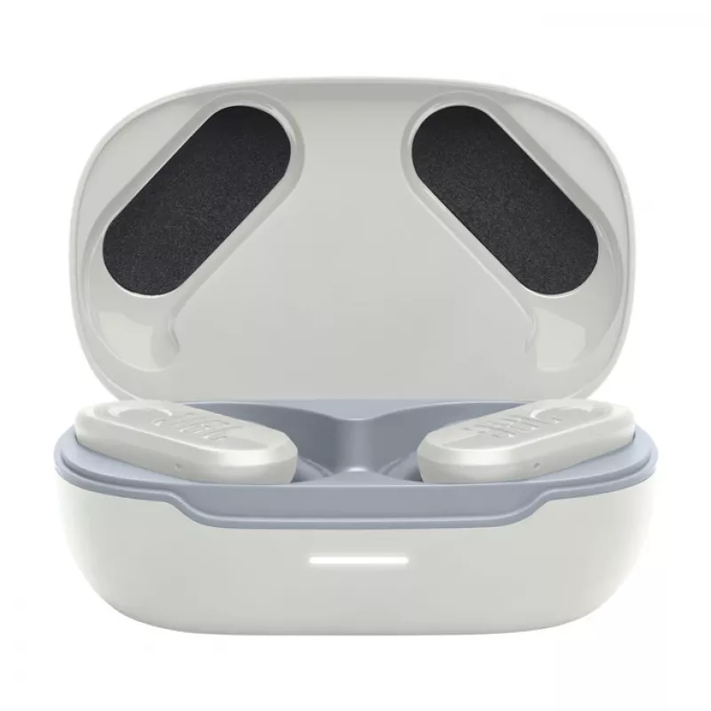JBL Endurance PEAK 3 kuulokemikrofoni True Wireless Stereo (TWS) korvakoukku puhelut/musiikki/urheilu/arkikäyttö USB Type-C Bluetooth latausteline valkoinen