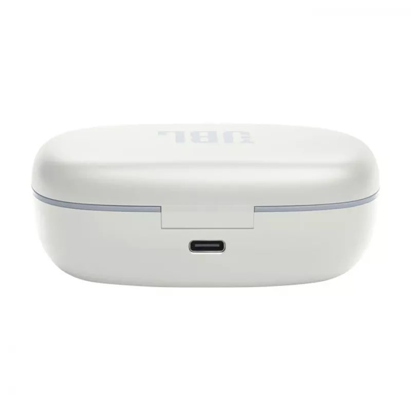 JBL Endurance PEAK 3 kuulokemikrofoni True Wireless Stereo (TWS) korvakoukku puhelut/musiikki/urheilu/arkikäyttö USB Type-C Bluetooth latausteline valkoinen