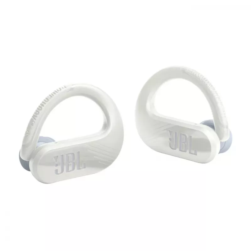 JBL Endurance PEAK 3 kuulokemikrofoni True Wireless Stereo (TWS) korvakoukku puhelut/musiikki/urheilu/arkikäyttö USB Type-C Bluetooth latausteline valkoinen