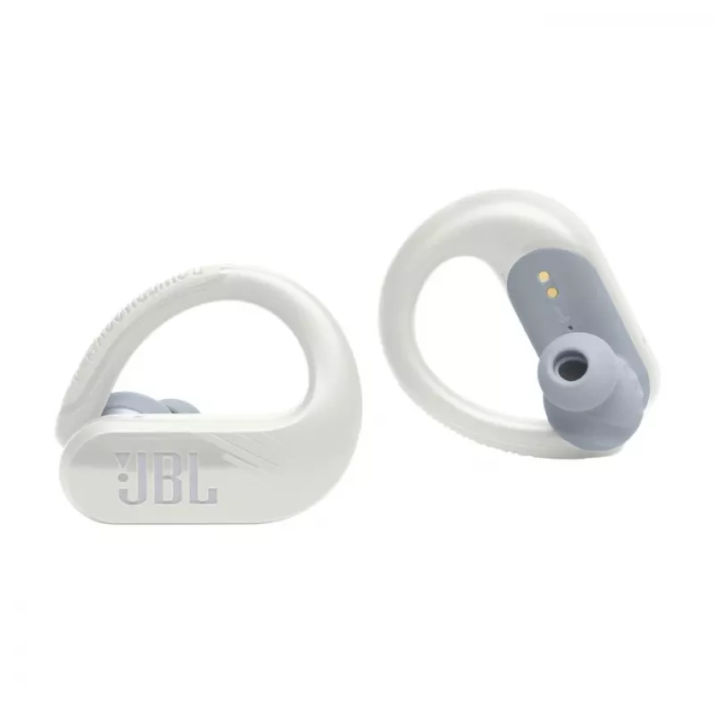 JBL Endurance PEAK 3 kuulokemikrofoni True Wireless Stereo (TWS) korvakoukku puhelut/musiikki/urheilu/arkikäyttö USB Type-C Bluetooth latausteline valkoinen