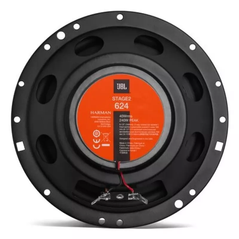 JBL Stage2 624 auton kaiutin pyöreä 2-tie 240 W 2 kpl