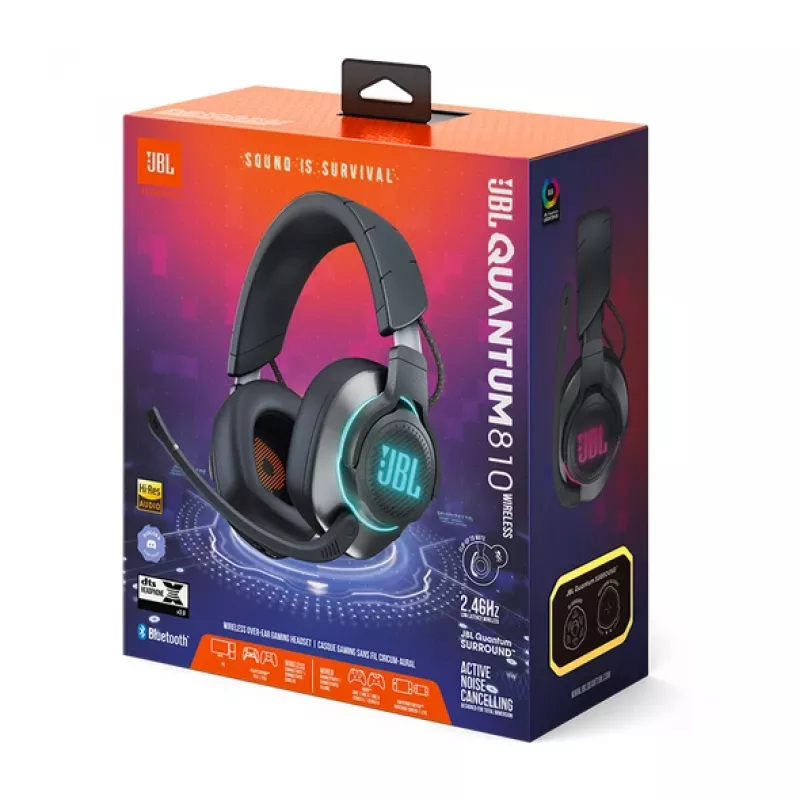 JBL Quantum 810 kuulokkeet langaton panta pelaaminen USB Type-C Bluetooth musta