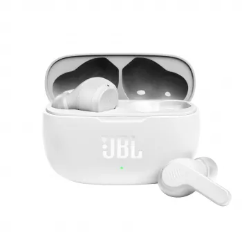 JBL Wave 200 TWS WEISS, langaton, 20 - 20000 Hz, musiikki, 48 g, kuulokkeet, valkoinen