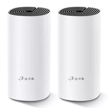 TP-Link AC1200 koko kodin Mesh-WLAN-järjestelmä, 2 kpl:n pakkaus, valkoinen, sisäinen, Mesh-järjestelmä, virta, tila, kaksitaajuus (2,4 GHz / 5 GHz), Wi-Fi 5 (802.11ac)
