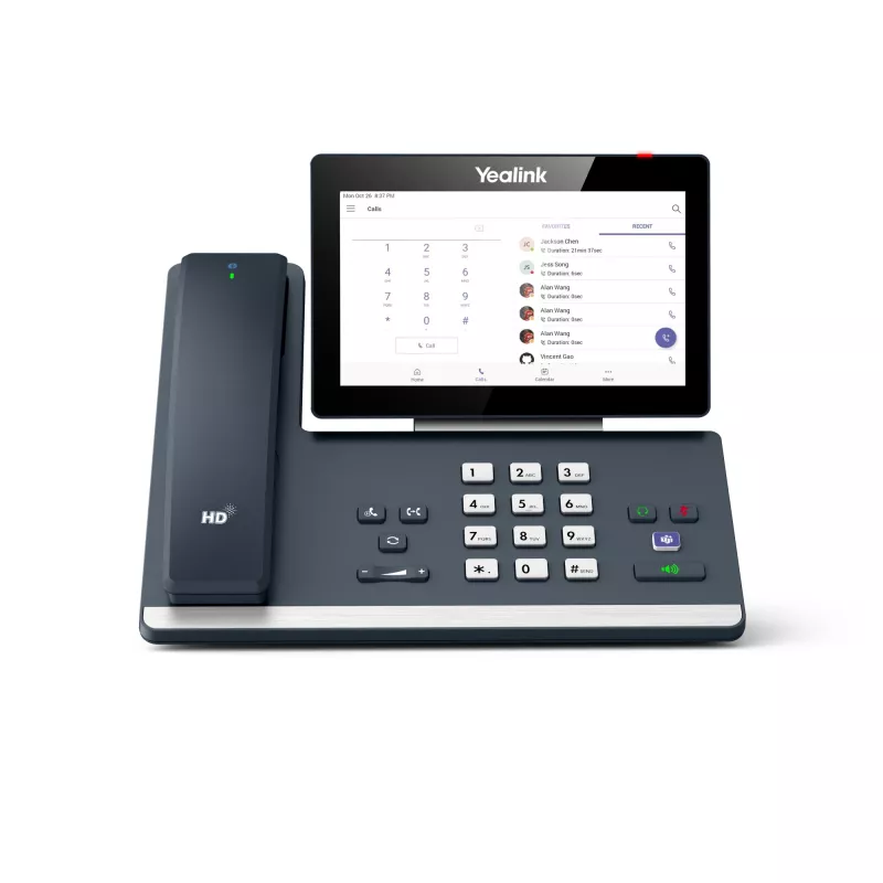 Yealink MP58-WH Microsoft Teams Edition, IP-puhelin, harmaa, langaton käsipuhelin, työpöytä, Android, Microsoft Teams