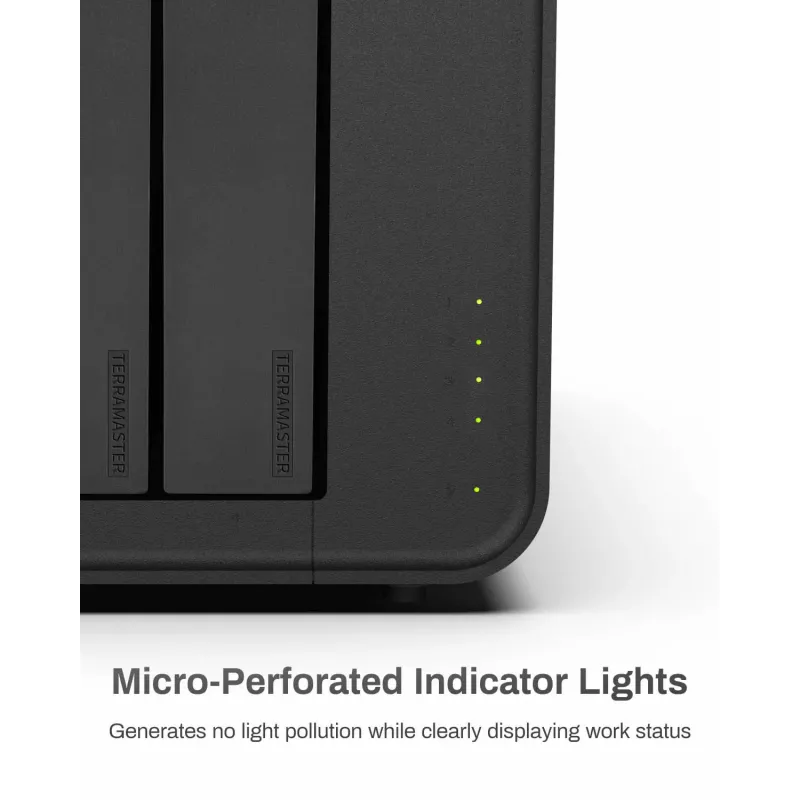 TerraMaster D4-320 levytaulukko pöytämalli musta 4 asemaa HDD SSD