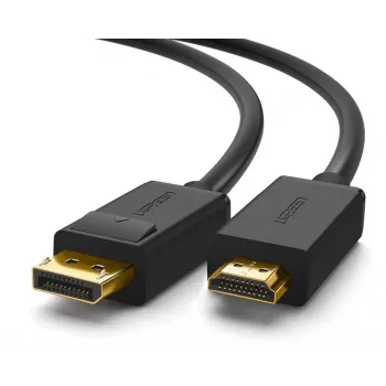 Videokaapeli-sovitin Ugreen 10239 1,5 m DisplayPort - HDMI musta