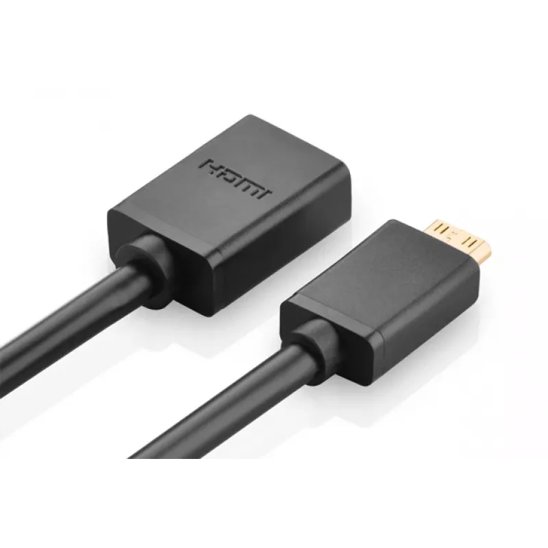 HDMI-kaapeli Ugreen 20137 Mini-HDMI pistoke - HDMI liitin musta kulta