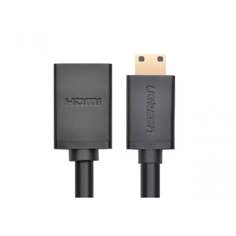 HDMI-kaapeli Ugreen 20137 Mini-HDMI pistoke - HDMI liitin musta kulta
