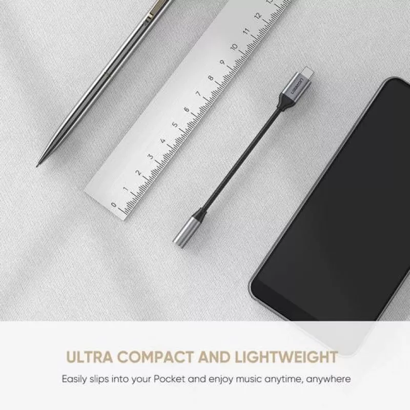 Matkapuhelinkaapeli Ugreen 30632 USB-C - 3,5 mm musta