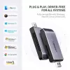 Kortinlukija UGREEN 50541 USB 3.2 Gen 1 (3.1 Gen 1) — CF, SD, MicroSD, Memory Stick, teräs, 5000 Mbit/s