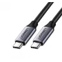 Ugreen US161 50751 USB-C 3.1 -kaapeli, 1,5 m, harmaa