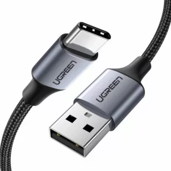 USB-kaapeli Ugreen 60127 USB 2.0 1,5 m USB A - USB C musta