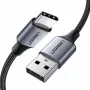 USB-kaapeli Ugreen 60127 USB 2.0 1,5 m USB A - USB C musta